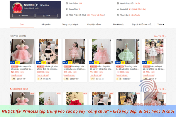 Shop bán quần áo trẻ em Shopee đẹp